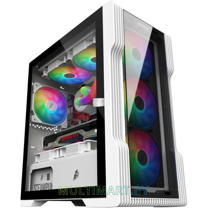 Корпус 1stPlayer Trilobite T3-G (T3-G-WH-4F1-W)